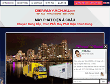 Tablet Screenshot of dienmayachau.com